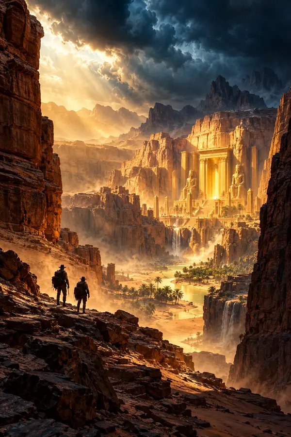تصميم سينمائي أصلي لفيلم مغامرات عربي