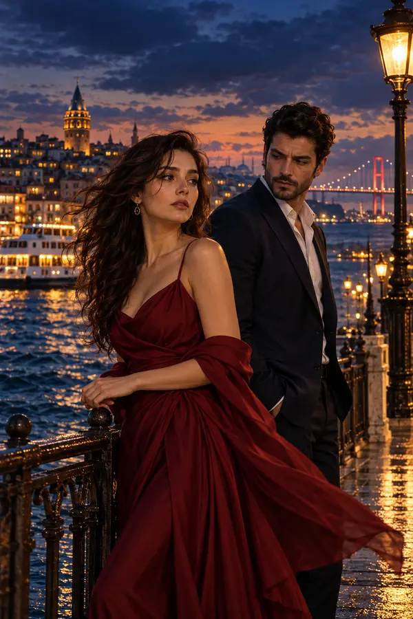 تصميم سينمائي أصلي لقصة رومانسية تركية بإسطنبول